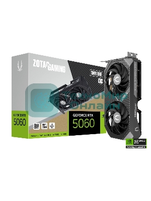 Видеокарта Zotac RTX 5060 TWIN EDGE OC 8Gb GDDR7 128bit 3xDP HDMI 2FAN MEDIUM PACK