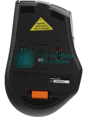 Мышь беспроводная A4Tech Fstyler FB35C серый/черный, 2000 dpi, радиоканал, Bluetooth, USB, кнопки - 6