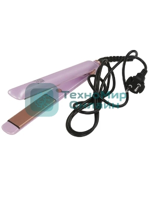 Выпрямитель для волос Homestar HS-8018 фиолетовый, 28 мм, 200 °C, 1 режим