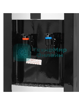 Кулер для воды AEL TD-AEL-47, верхняя загрузка, нагрев 90 °С, охлаждение 15 °С, черный/серебристый