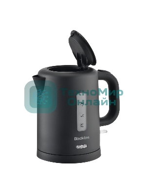 Электрочайник Blackton Bt KT031P черный, 1.0 л, 1100 Вт, скрытый нагревательный элемент