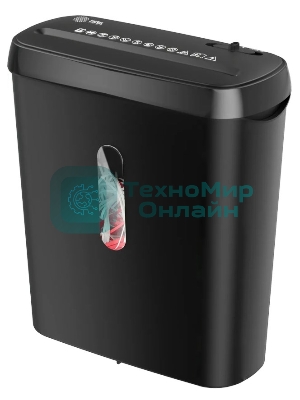 Шредер Cactus CS-SH-A1, (секр.Р-2) ленты 6.лист. 8лтр.