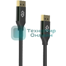 Кабель аудио-видео Digma V1.4 DisplayPort (m)/DisplayPort (m) 1.5м. черный (D-DP-V1.4-1.5M)