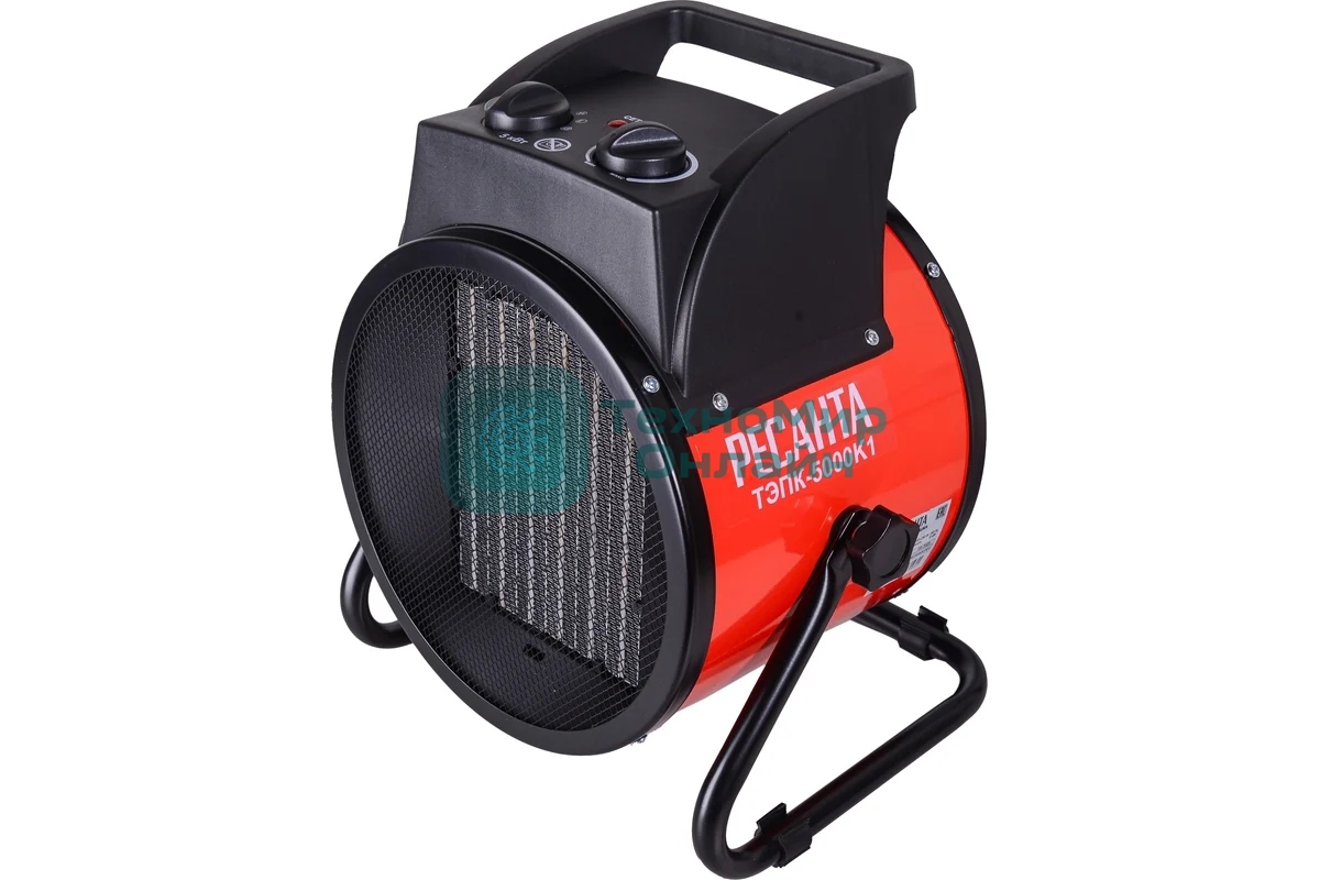 Тепловая электрическая пушка Ресанта ТЭПК-5000К1 (керам.нагревательный элемент)