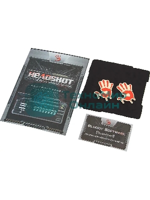 Мышь проводная A4Tech Bloody V7 черный, 3200 dpi, USB Type-A, кнопки - 8