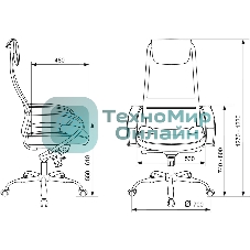 Кресло Бюрократ CH-609SL/BLACK TW-01 TW-11 черный, сетка