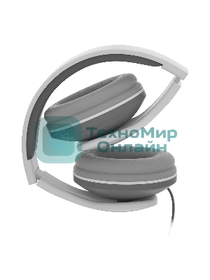 Беспроводные/проводные наушники Smartbuy Tour 2 серый, полноразмерные, Bluetooth + Jack 3.5 мм, складная конструкция, до 10 ч