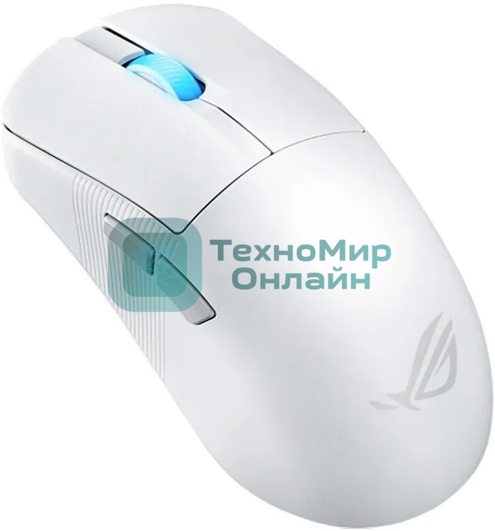 Мышь беспроводная ASUS ROG Harpe Ace Mini белый, 42000 dpi, радиоканал, Bluetooth, USB, кнопки - 5