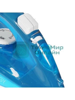 Утюг Energy EN-328 голубой, 2000 Вт, 18 г/мин, 220 мл