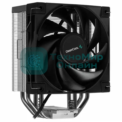 Кулер для процессора DEEPCOOL AK400 черный, 120 мм, алюминий/медь, 1850 об/мин, 29 дБ, 4 pin, 220 Вт, 155 мм