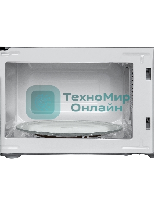 Микроволновая печь BBK 17MWS-781M/W белый, 17 л, 700 Вт, переключатели - поворотный механизм