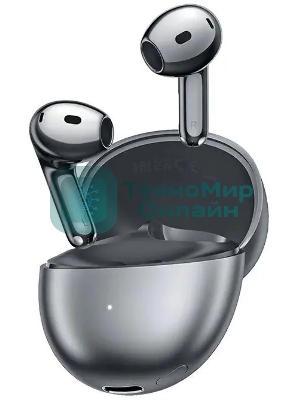 Наушники TWS Honor Choice S7 серый, вкладыши, Bluetooth, активное шумоподавление, до 9 ч