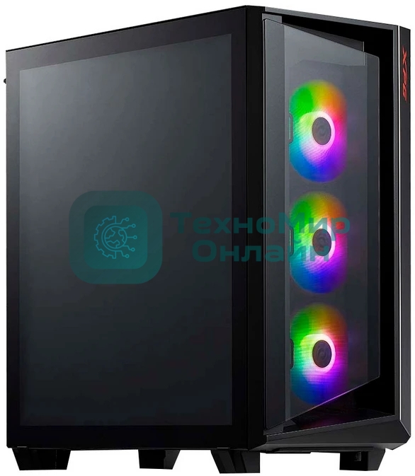 Компьютерный корпус ADATA XPG CRUISERST черный Mid-Tower, Micro-ATX, Mini-ITX, Standard-ATX