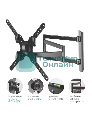Кронштейн для телевизора Arm Media LCD-900 черный, 22