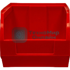 Ящик сплошной ТАРА.РУ Verona 5002 красный 250х150х130мм PP 10036