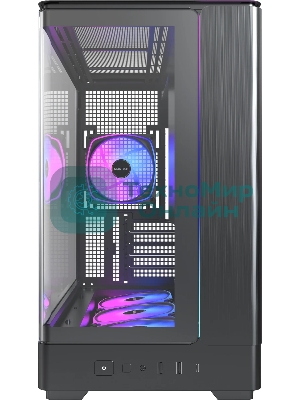 Корпус Montech King Pro 15, Mini-Tower, чёрный, 4 x 120 мм
