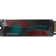 Накопитель SSD Samsung 990 Pro 4Tb, PCIe 4.0 x4, M.2 2280, NVMe, R/W 7450/6900, с радиатором