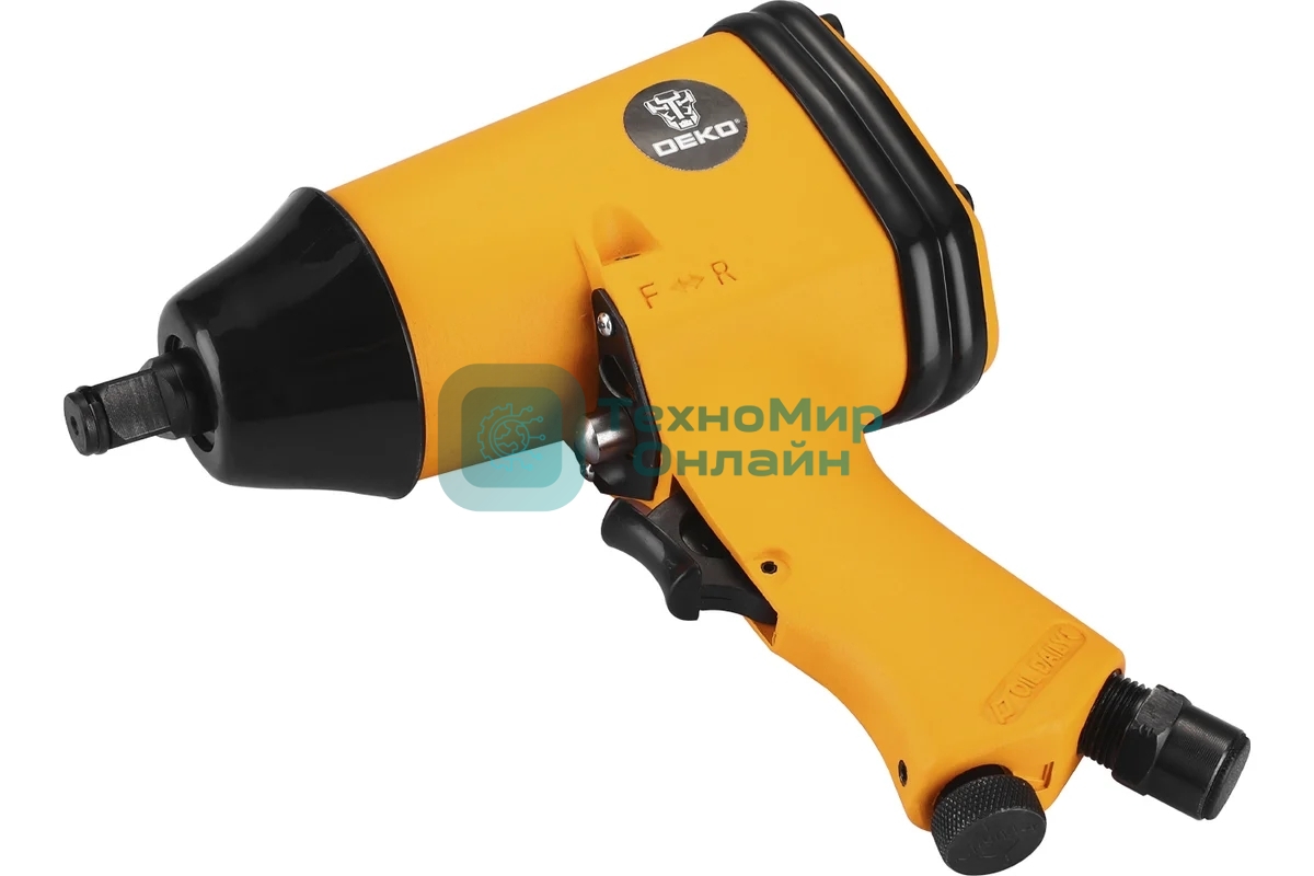 Гайковерт Deko DKPT01 SET 3 142л/мин красный/черный
