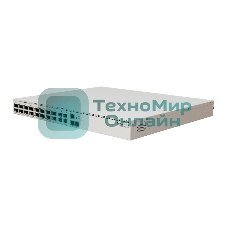 Коммутатор MikroTik CRS520-4XS-16XQ-RM Cloud Router Switch with Quad-Core AL52400 2 GHz CPU, 4 Gb RAM, 98CX8410 switch chip, 2 x 10G Eth ports, 4 x 25G SFP28 ports, 16 x 100G QSFP28 ports, RouterOS L5, 1U rackmount enclosure, dual hot-swap PSU, 4 x hot-swap fans