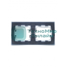 Рамка 2-местная IEK BRITE РУ-2-БрТБ-44 IP44 темная бронза