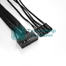 Компьютерный корпус Miditower ExeGate UN-605B Black, ATX, (UN450, 120мм), 2*USB, Audio, замок блокировки кнопки питания