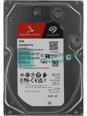 Жесткий диск Seagate SATA-III 10Tb ST10000NT001 NAS Ironwolf Pro 512E (7200rpm) 256Mb 3.5