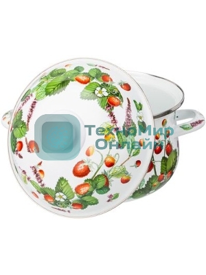 Кастрюля эмалированная AGNESS 934-562 Фруктовая корзина, 2.8 л