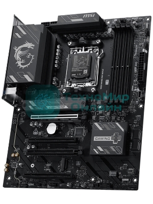 Материнская плата MSI B850 GAMING PRO WIFI6E B850, AM5, 4хDDR5, 4хPCIEx16, 2хM.2, 2хTypeC, 3хUSB3.2Gen2, 6хUSB3.2Gen1, 4хUSB2.0, 4хSATA3.0, 2.5G, DP, HDMI, ATX, RTL