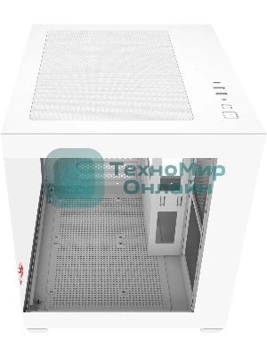 Компьютерный корпус Bloody CC-121 белый без БП mATX 7x120мм 1xUSB2.0 1xUSB3.0 audio