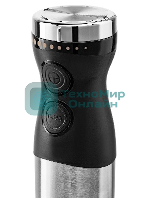 Блендер погружной Hyundai HYB-H3824 800 Вт, серебристый/черный