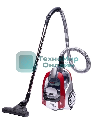 Пылесос Sharp ECNB16RR красный, 320/1600 Вт, уборка сухая, пылесборник контейнер 1 л