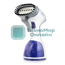 Отпариватель Kitfort KT-916-2 фиолетовый/белый, 1000 Вт, 15 г/мин, 260 мл