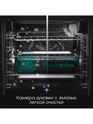 Духовой шкаф электрический встраиваемый Zigmund & Shtain E 145 S нержавеющая сталь