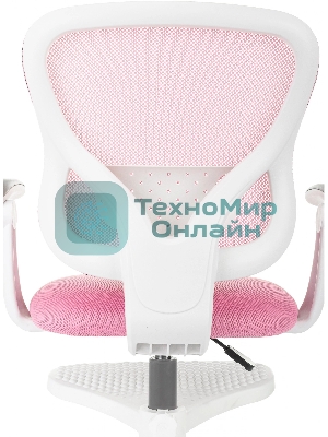 Кресло детское Бюрократ BuroKIDS 3 розовый Velvet 36, крестов. пластик