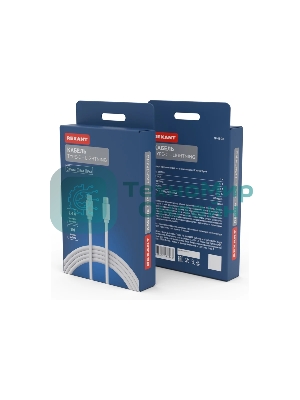 Кабель Rexant Type-C-Lightning 2.4 A, 1 м, белый ПВХ