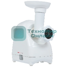 Мясорубка электрическая Белвар КЭМ-П2У-302-07 белый, 1500 Вт, 0.4 кг/мин, реверс, насадки - 3