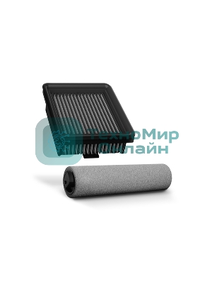 Пылесос вертикальный BQ VCA1003W холодный серый, питание от аккумулятора, 14 Вт, уборка суxая/влажная, пылесборник 0.36 л