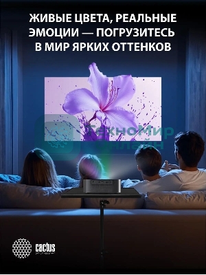 Проектор Cactus CS-E2.SG DLP 5600Lm (1920x1080) 200000:1 ресурс лампы:20000часов 1xUSB typeA 1xHDMI 4.2кг