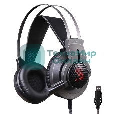 Гарнитура Bloody G437 чёрный, проводная, подсветка