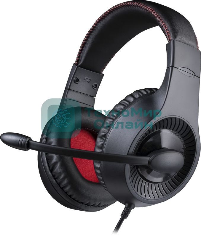 Гарнитура Redragon Pelias чёрный, проводная, 2 x mini jack 3.5 мм, подсветка