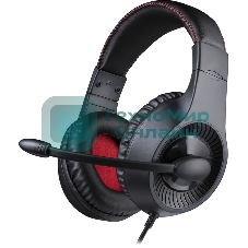 Гарнитура Redragon Pelias чёрный, проводная, 2 x mini jack 3.5 мм, подсветка