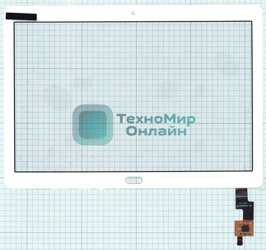 Сенсорное стекло (тачскрин) для Huawei MediaPad M3 Lite 10, белое