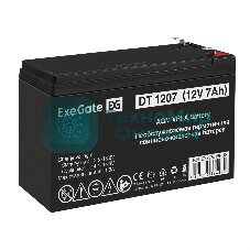 Аккумуляторная батарея ExeGate DT 1207 (12V 7Ah, клеммы F2)