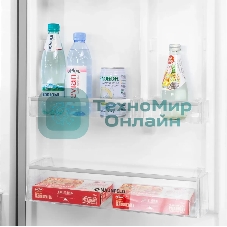 Холодильник Maunfeld MFF200NFBE черный, двухкамерный 271/106л морозилка снизу, No Frost