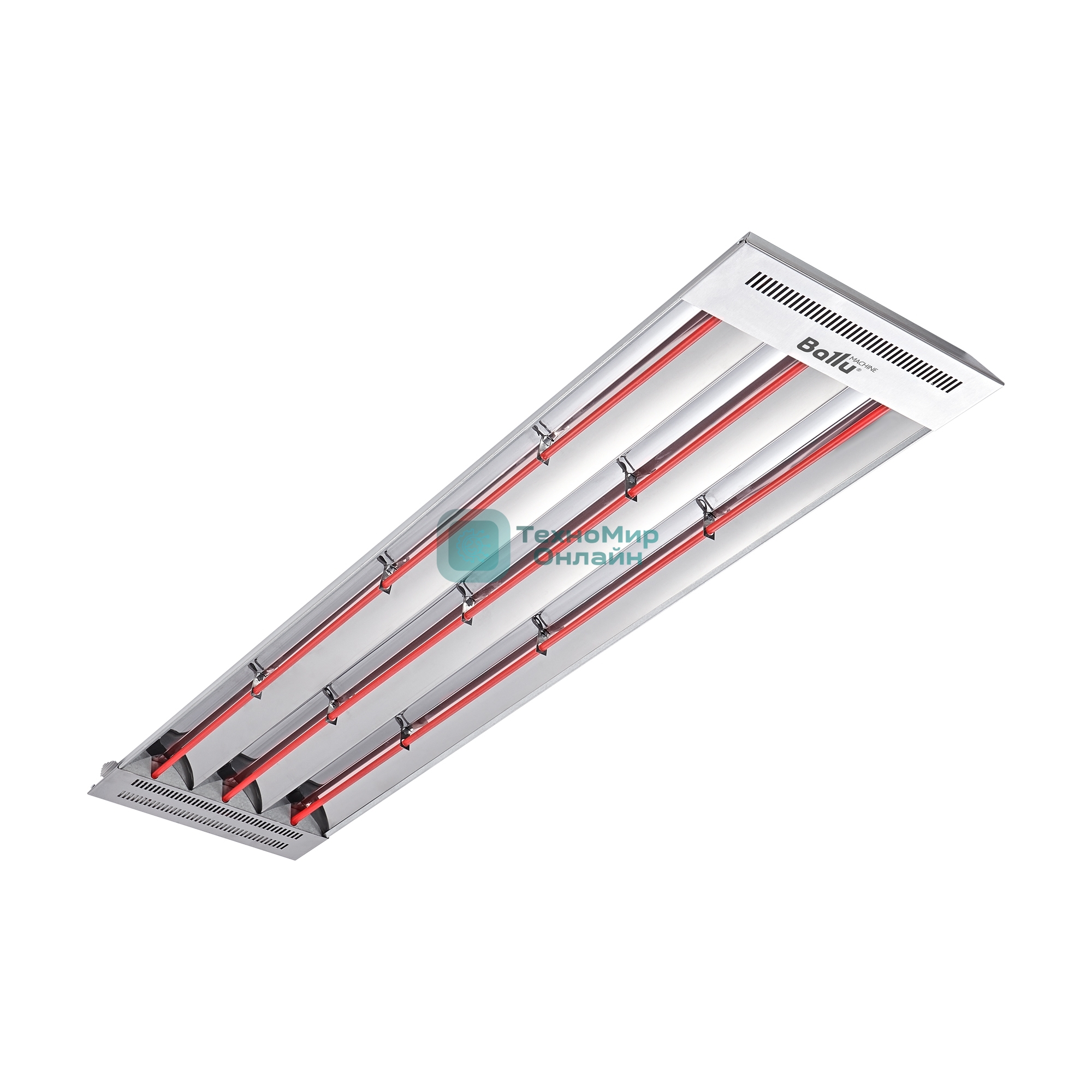 Обогреватель инфракрасный Ballu BIH-Т-6.0 серый, 6000 Вт, 60 м2