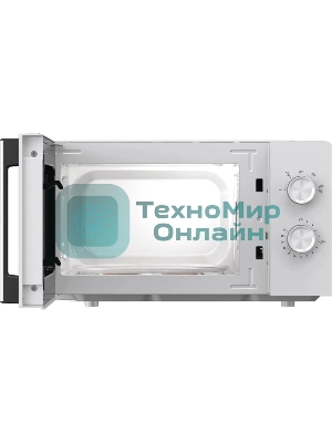 Микроволновая печь Gorenje MO17E1WH белый, 17 л, 700 Вт, переключатели - поворотный механизм