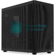 Компьютерный корпус без блока питания HSPD M210, Mesh Mid Tower, черный, 0.7 SPCC, 1x90мм mATX, mITX 140/280/150мм 1x2.5