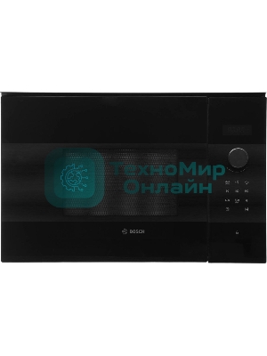 Встраиваемая микроволновая печь Bosch BFL524MB2 черный 20л. 800Вт