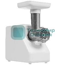 Мясорубка электрическая Ротор Макси ЭМШ 35/300-3 белый, 1500 Вт, 0.6 кг/мин, насадки - 4