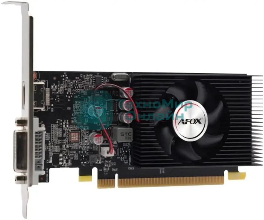 Видеокарта Afox GT1030 4GB GDDR4 64bit DVI HDMI 1FAN LP RTL